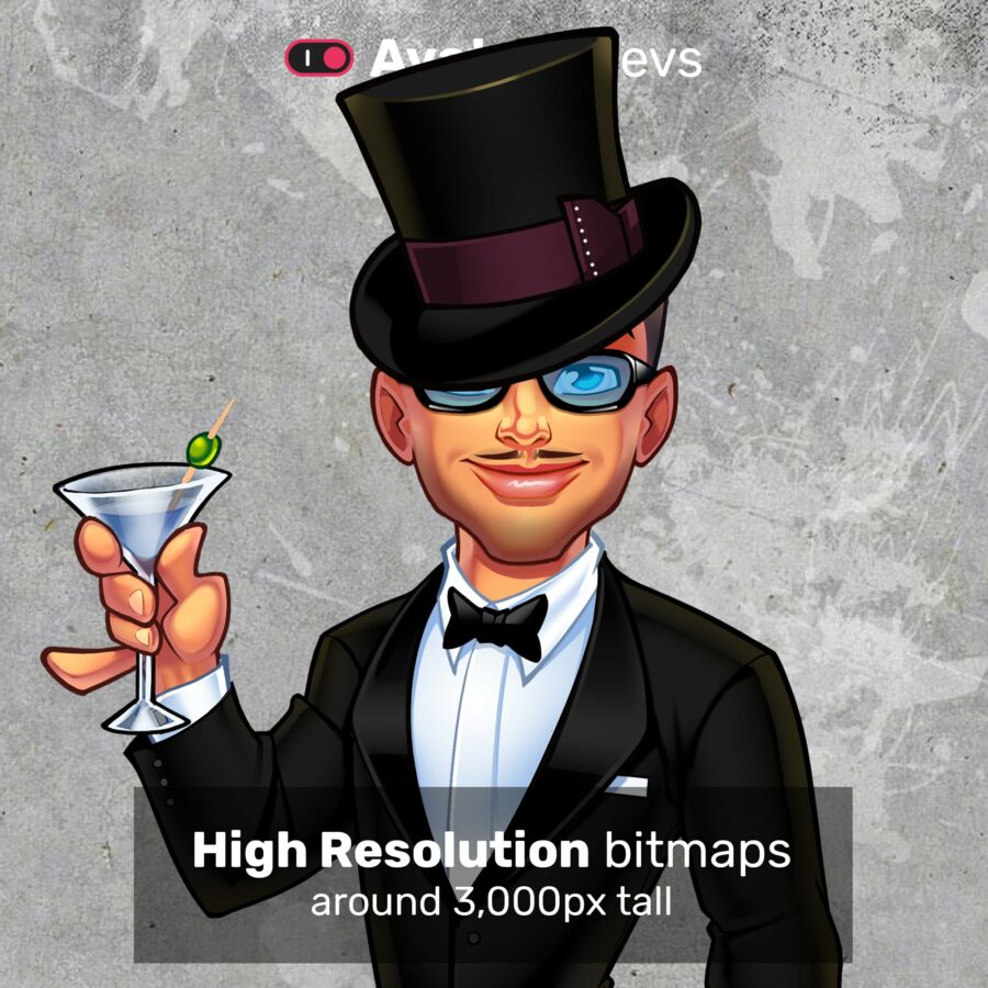 Avatar man tuxedo