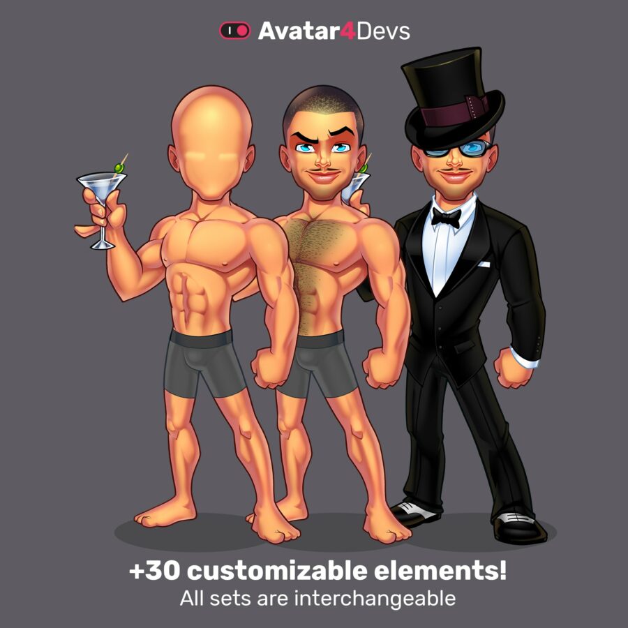 30 customisable elements