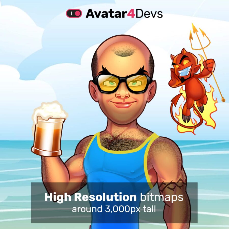 Beach Avatar creator
