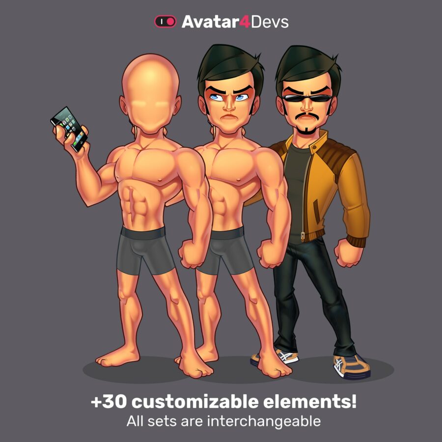 30 customisable elements