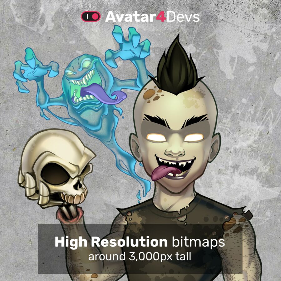 Zombie man avatar