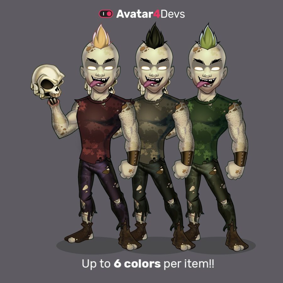 6 Color variations