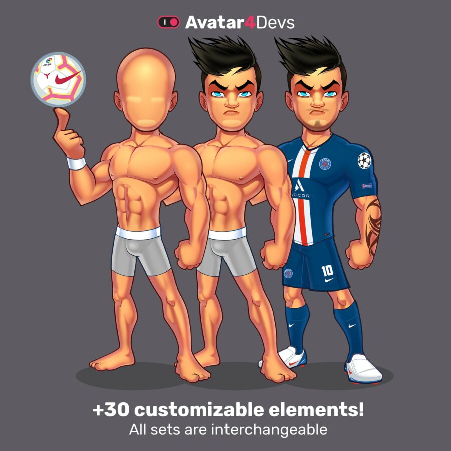 PSG football Avatar