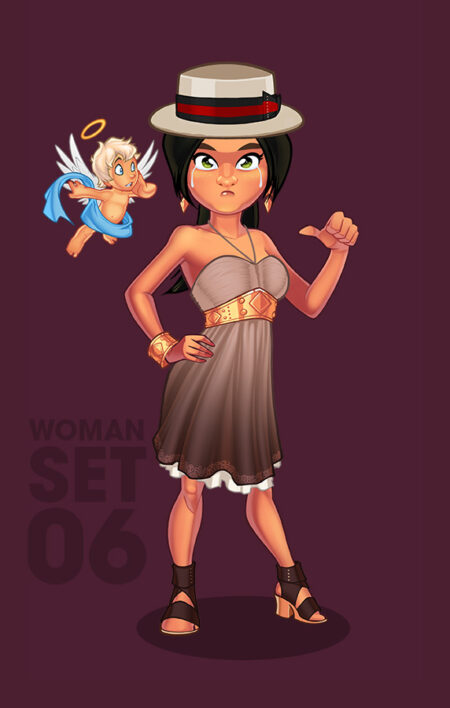 female avatar creator set 6