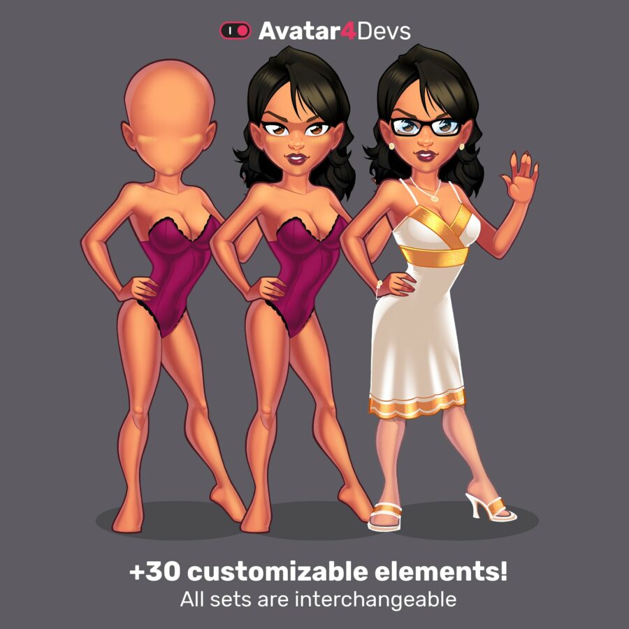 30 customisable elements
