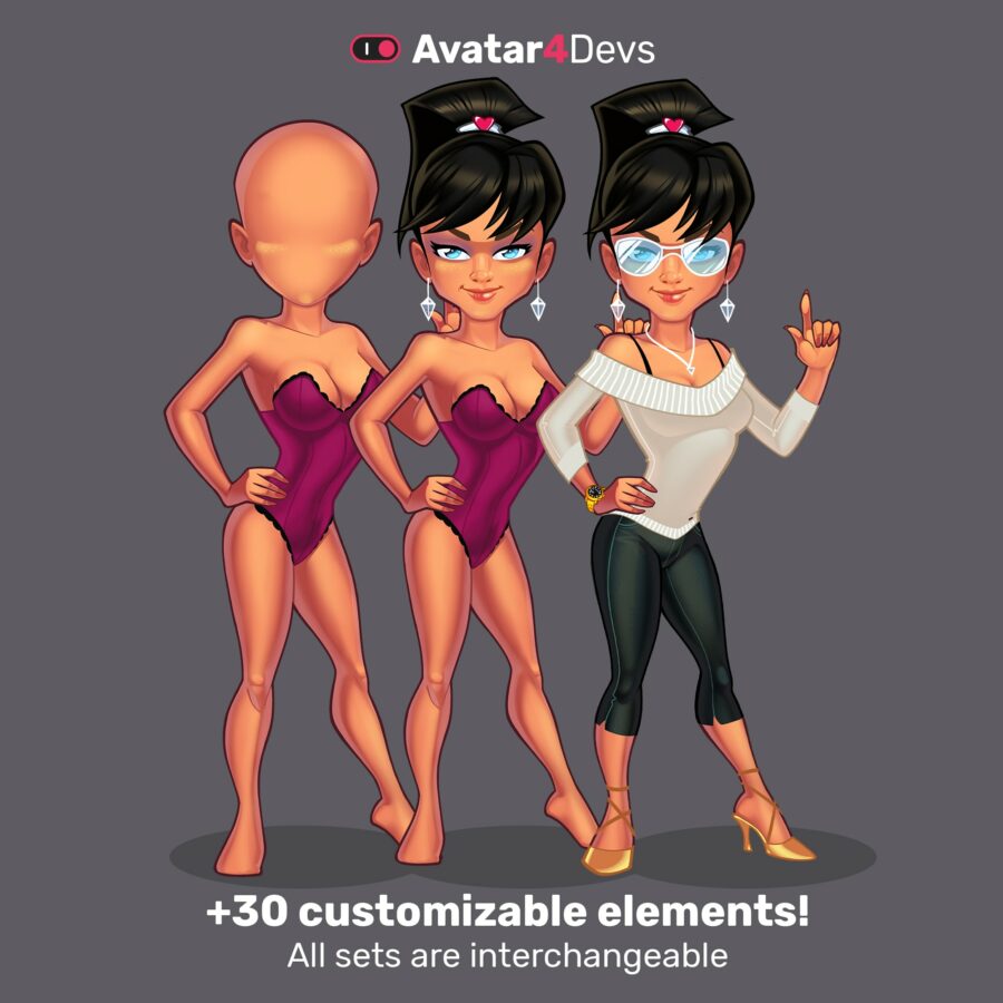 30 customisable elements