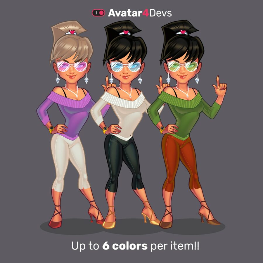 6 Color variations