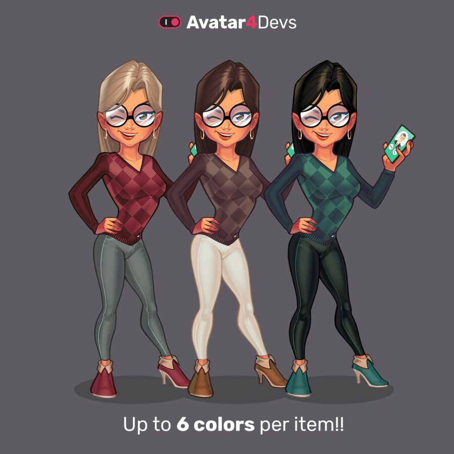 6 Color variations