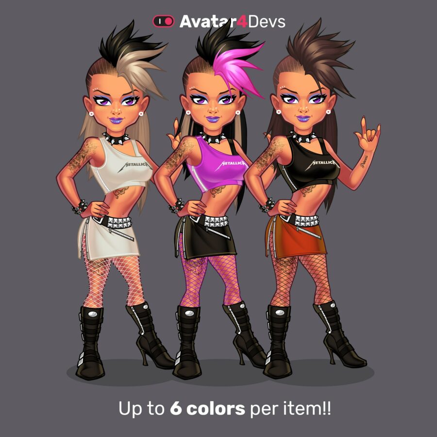 6 Color variations