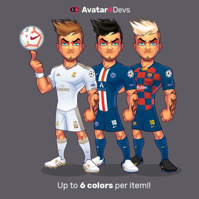 You can customise your avatar with your preferred football team uniform: Real Madrid, FC Barcelona, PSG… and more teams in production!⁠
Link in bio 🤪🤪⁠
.⁠
.⁠
.⁠
.⁠
.⁠
#gamedev #gamedevelopment #indiegamedev #gamedeveloper #gamedevelopers #indiegamedeveloper #gamedevlife #gamedevs #mobilegamedev #instagamedev #indiegamedevelopment #gamedevelopement #videogamedevelopment #indiegamedevs