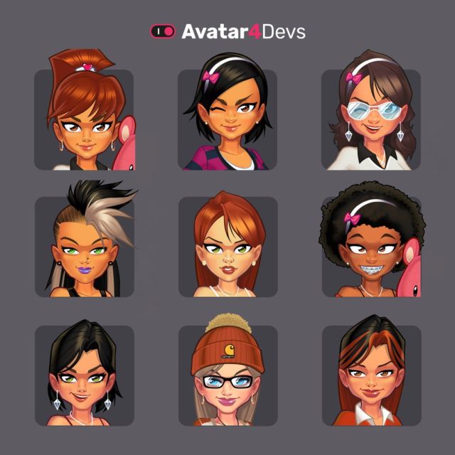 Some girl faces, lots of diversity. 
Link in bio 🤟🤟🤟⁠
.⁠
.⁠
.⁠
.⁠
#developer #webdeveloper #developers #softwaredeveloper #developerlife #frontenddeveloper #appdeveloper #gamedeveloper #webdevelopers #fullstackdeveloper #androiddeveloper #iosdeveloper #developermong #backenddeveloper #websitedeveloper #recipedeveloper #developerslife #wordpressdeveloper #javascriptdeveloper #indiedeveloper #javadeveloper #propertydevelopers #gamedevelopers #softwaredevelopers #indiegamedeveloper #mobiledeveloper #developerspace #phpdeveloper